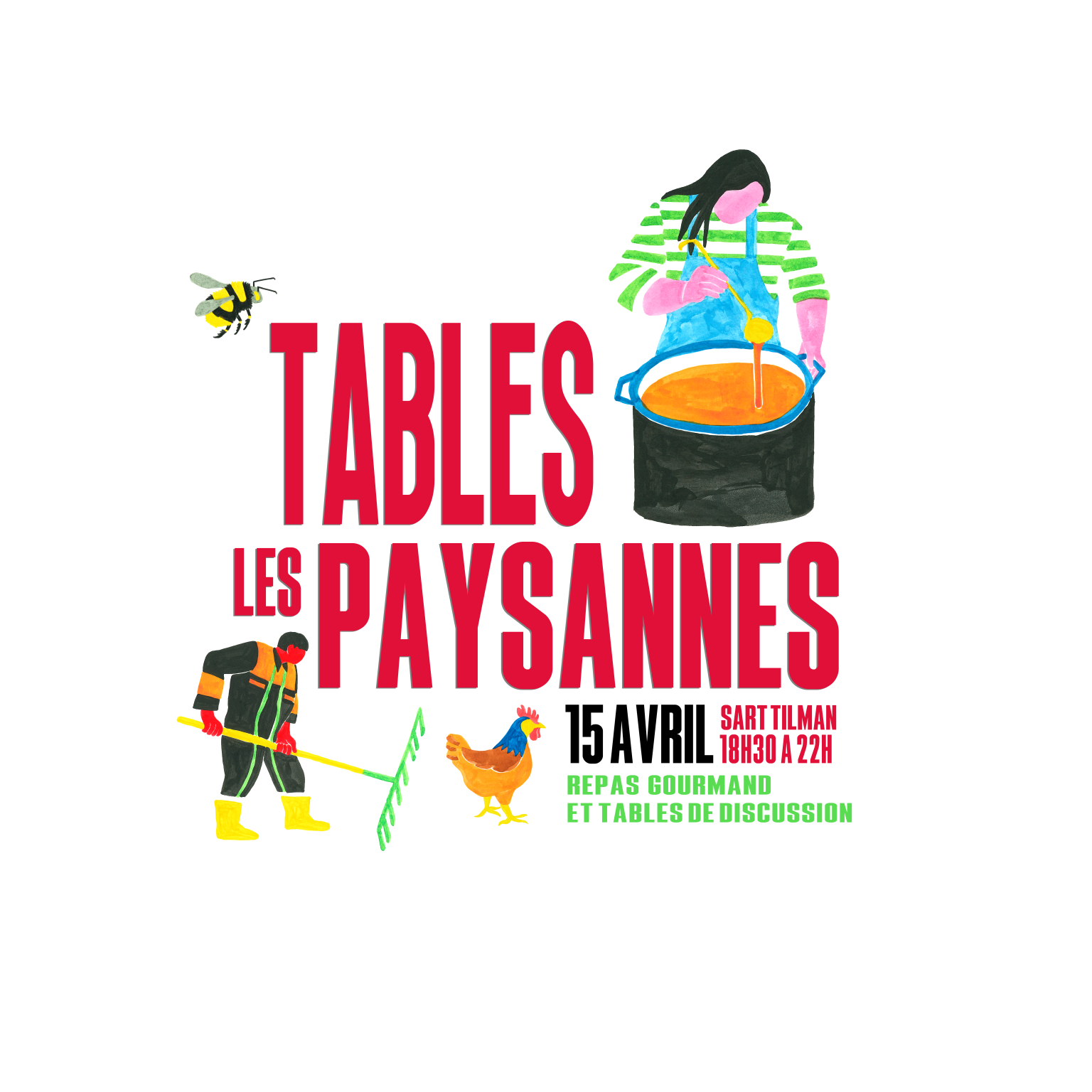 Visuel Les tables paysannes