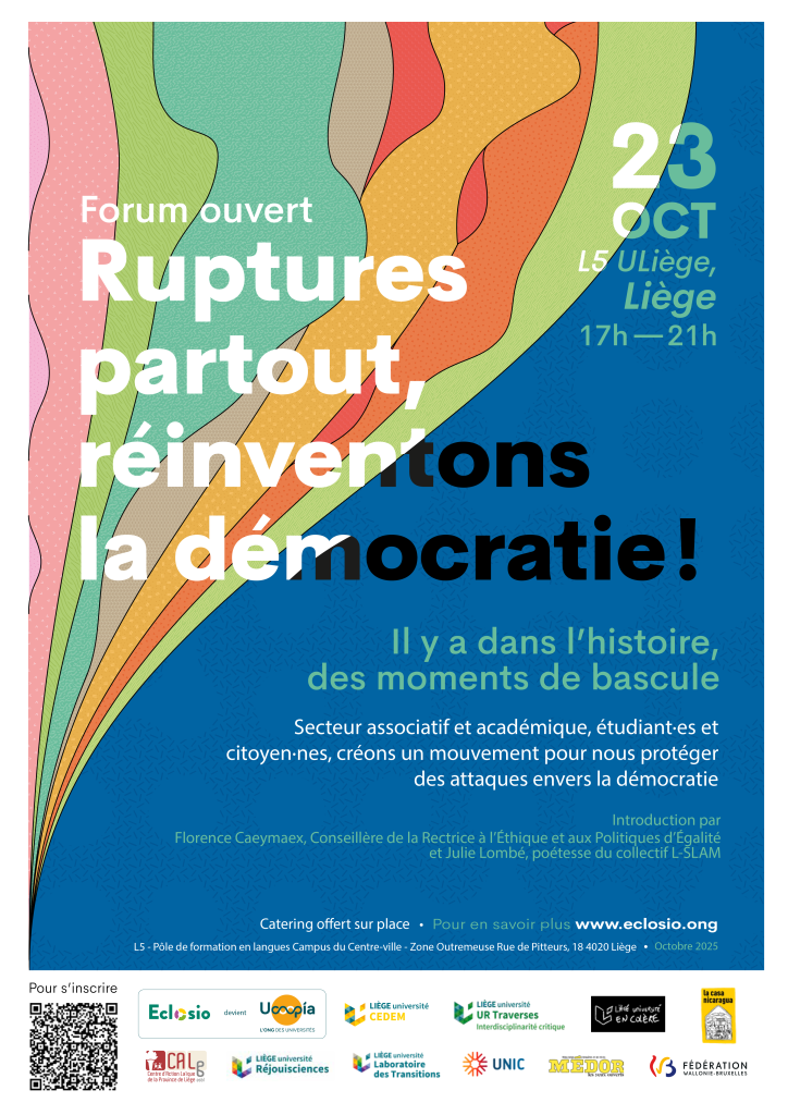Affiche - FORUM - ruptures partout réinventons la démocratie