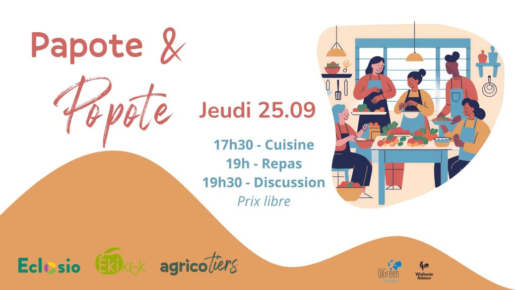 Visuel papotes et popotes du 25 septembre