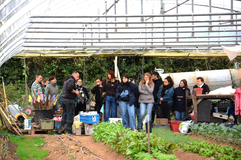 Week-end de formation sur la justice sociale et l'alimentation à Esneux. Convergence des luttes - visite de la chouette ceuillette